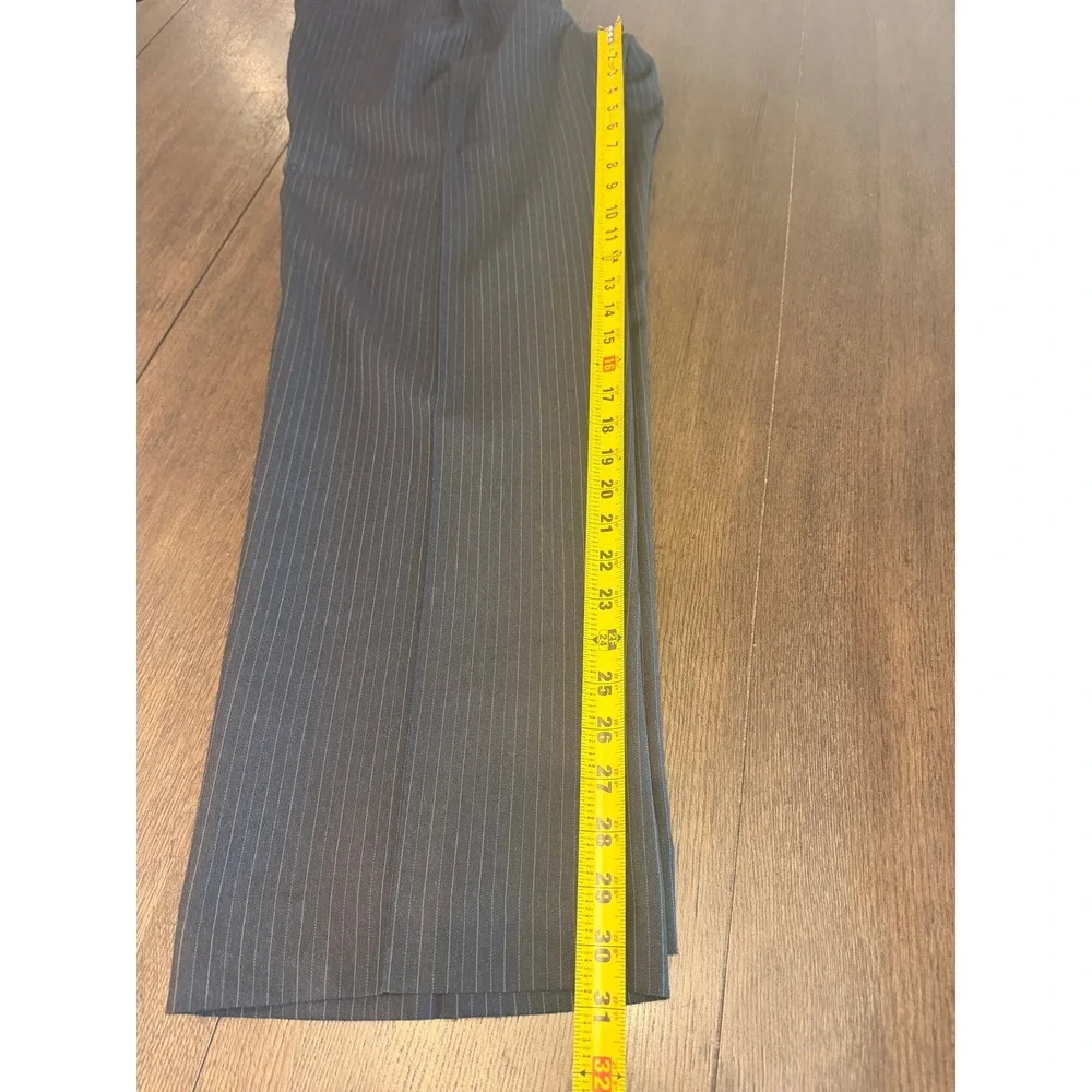 Lauren Ralph Lauren Mens Pinstripe PURE Wool Suit Blazer Pants 38W x 30L